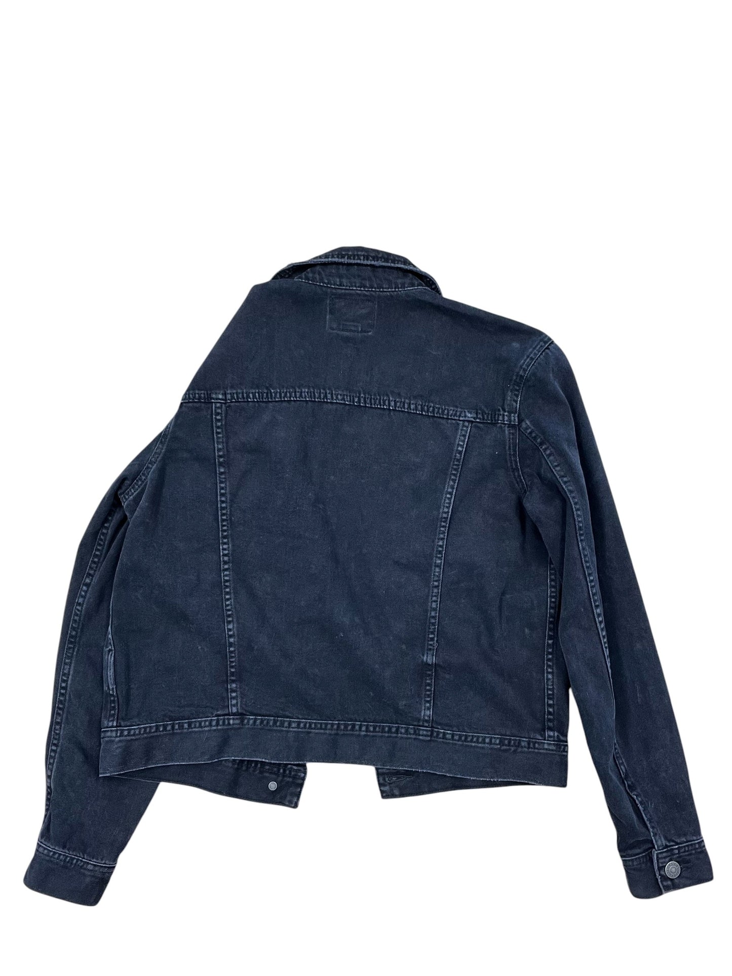 Jacket Denim By American Eagle In Black, Size:S