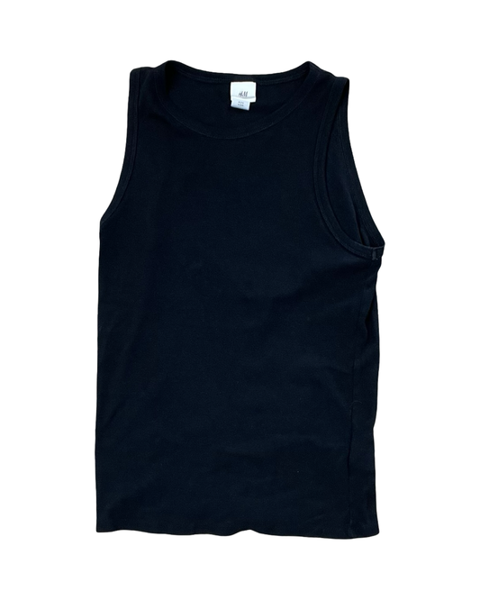 Tank Top By H&M In Black, Size:M