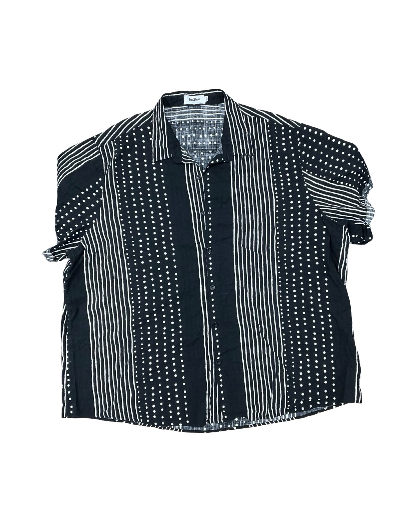 Top Ss By Clothes Mentor In Black & White, Size:3X