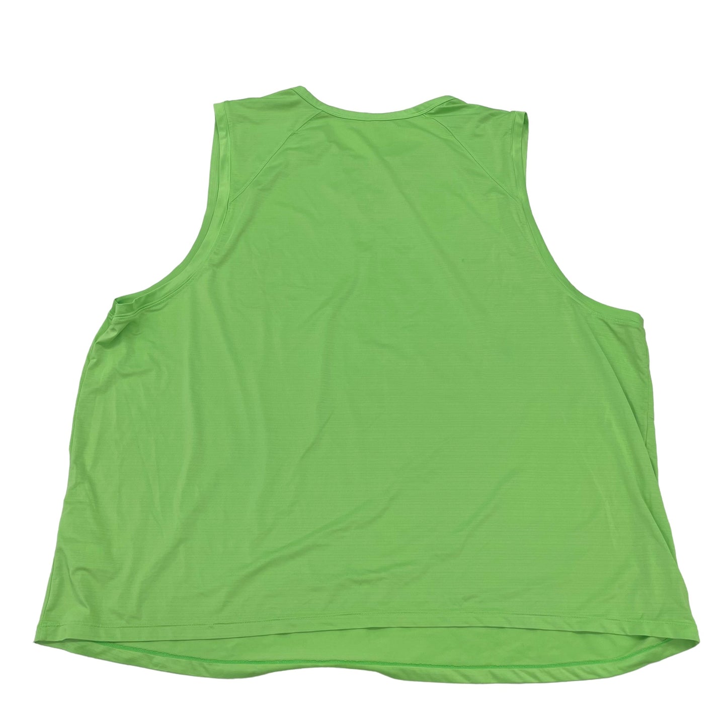 GREEN FABLETICS ATHLETIC TANK TOP, Size 3X