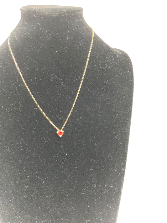 Necklace Designer By Kate Spade In Gold & Pink