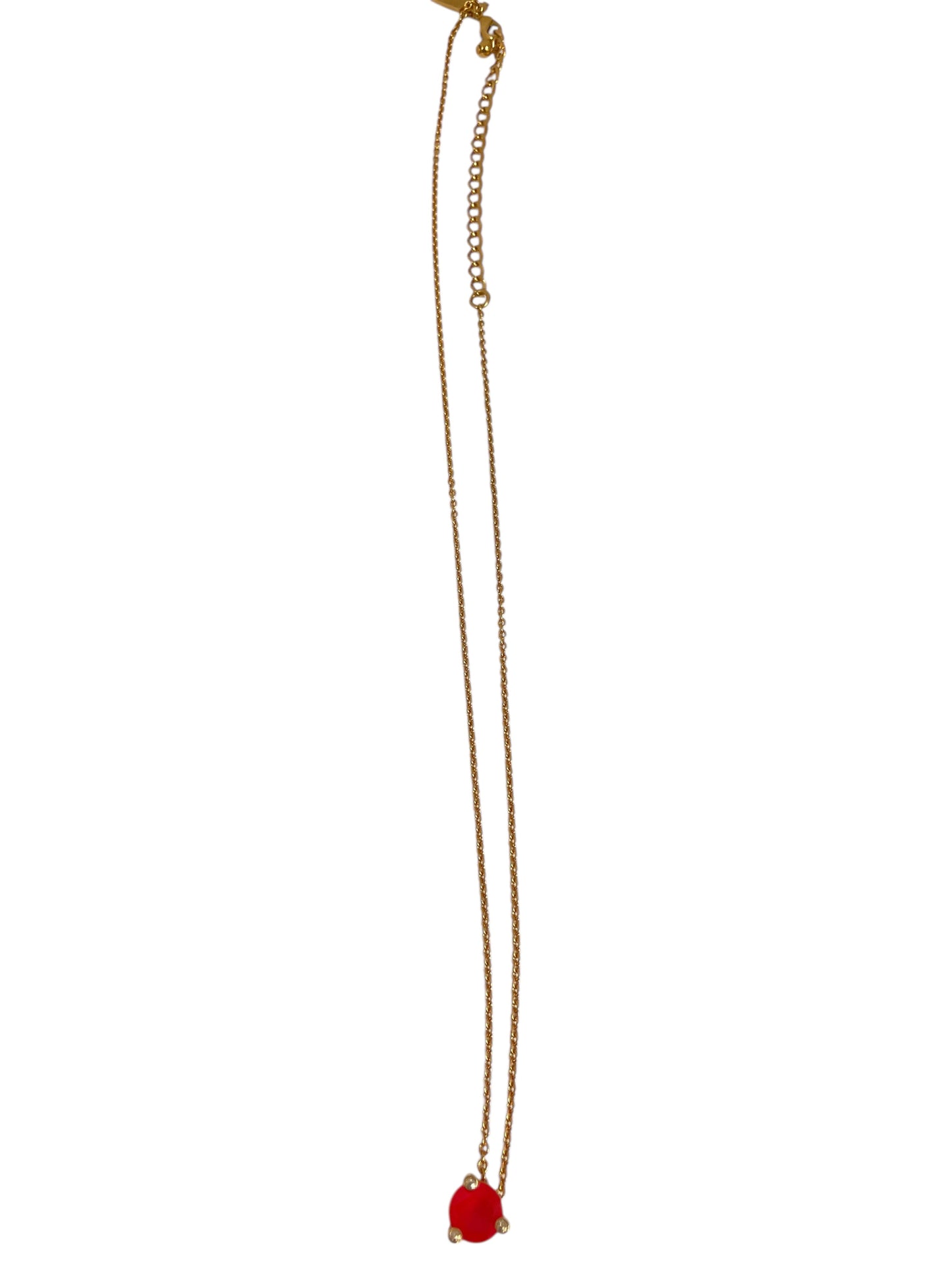 Necklace Designer By Kate Spade In Gold & Pink