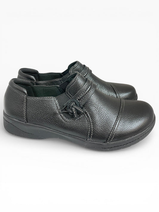 Shoes Flats By Clarks In Black, Size:8.5