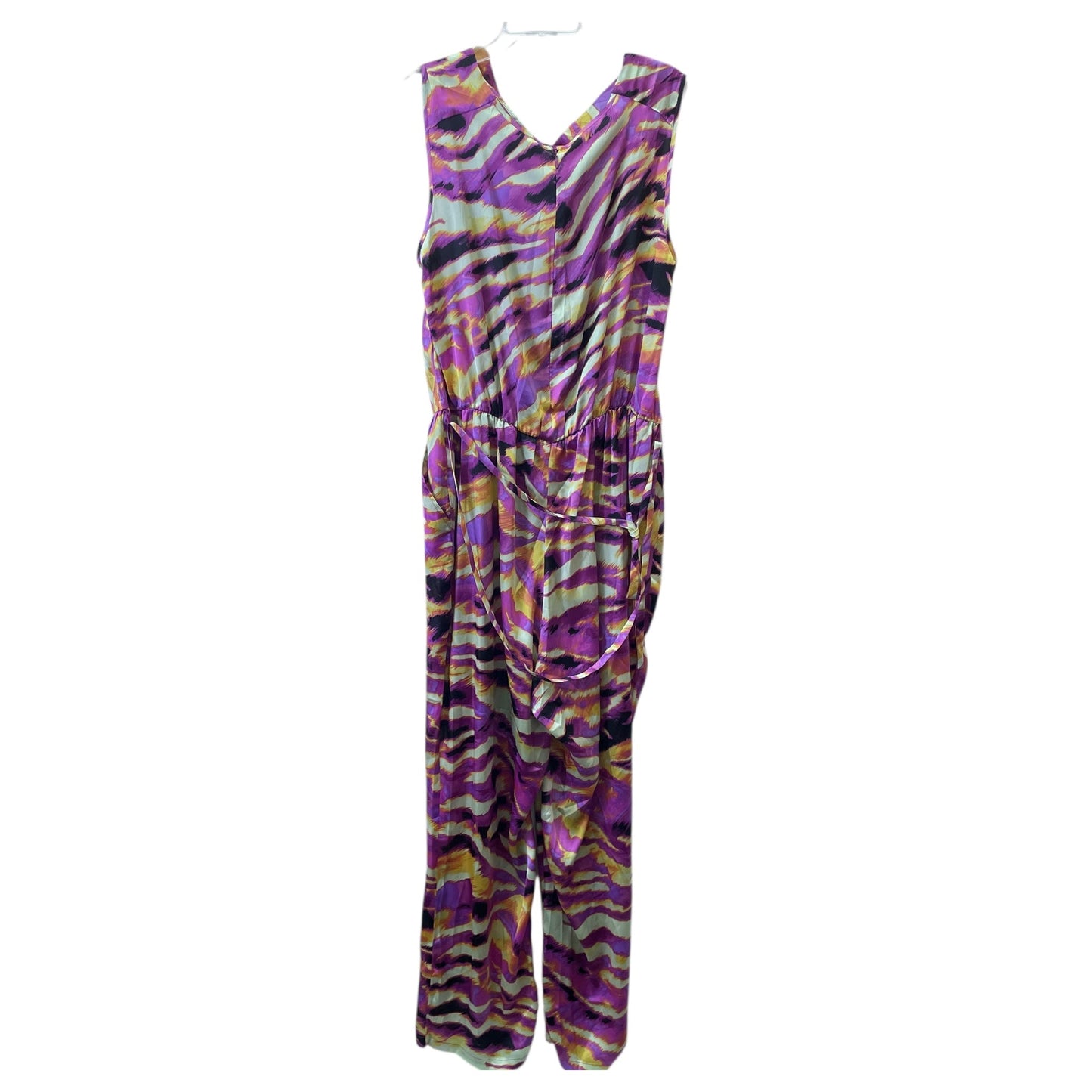 Jumpsuit By Modamix In Purple, Size:1X