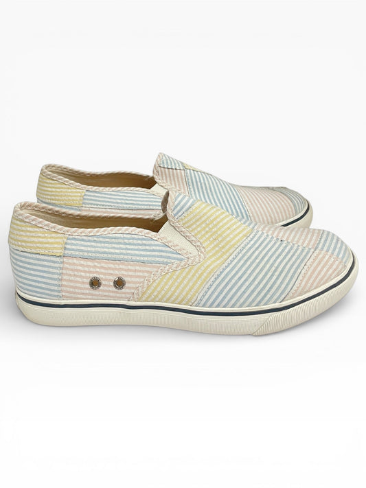 Shoes Flats By Sperry In Blue & Pink, Size:9.5