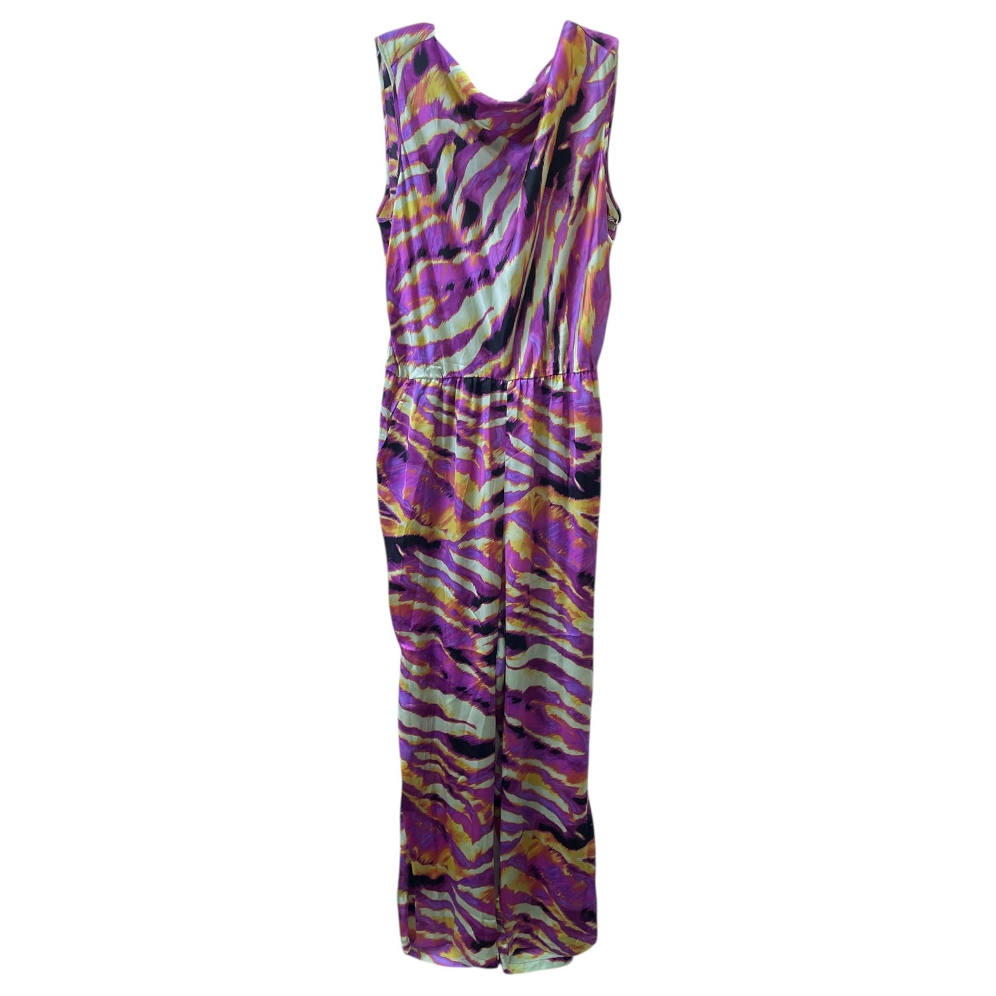 Jumpsuit By Modamix In Purple, Size:1X