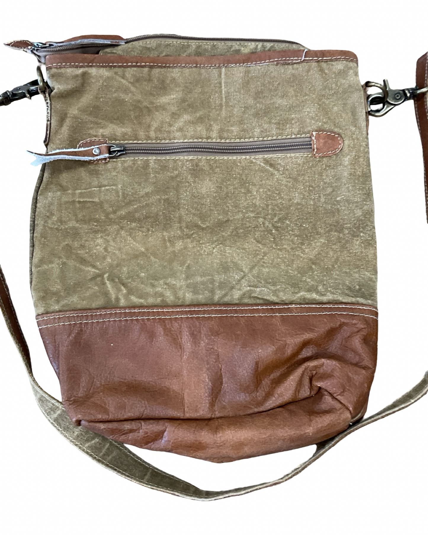 Crossbody By Clothes Mentor In Tan, Size:Large