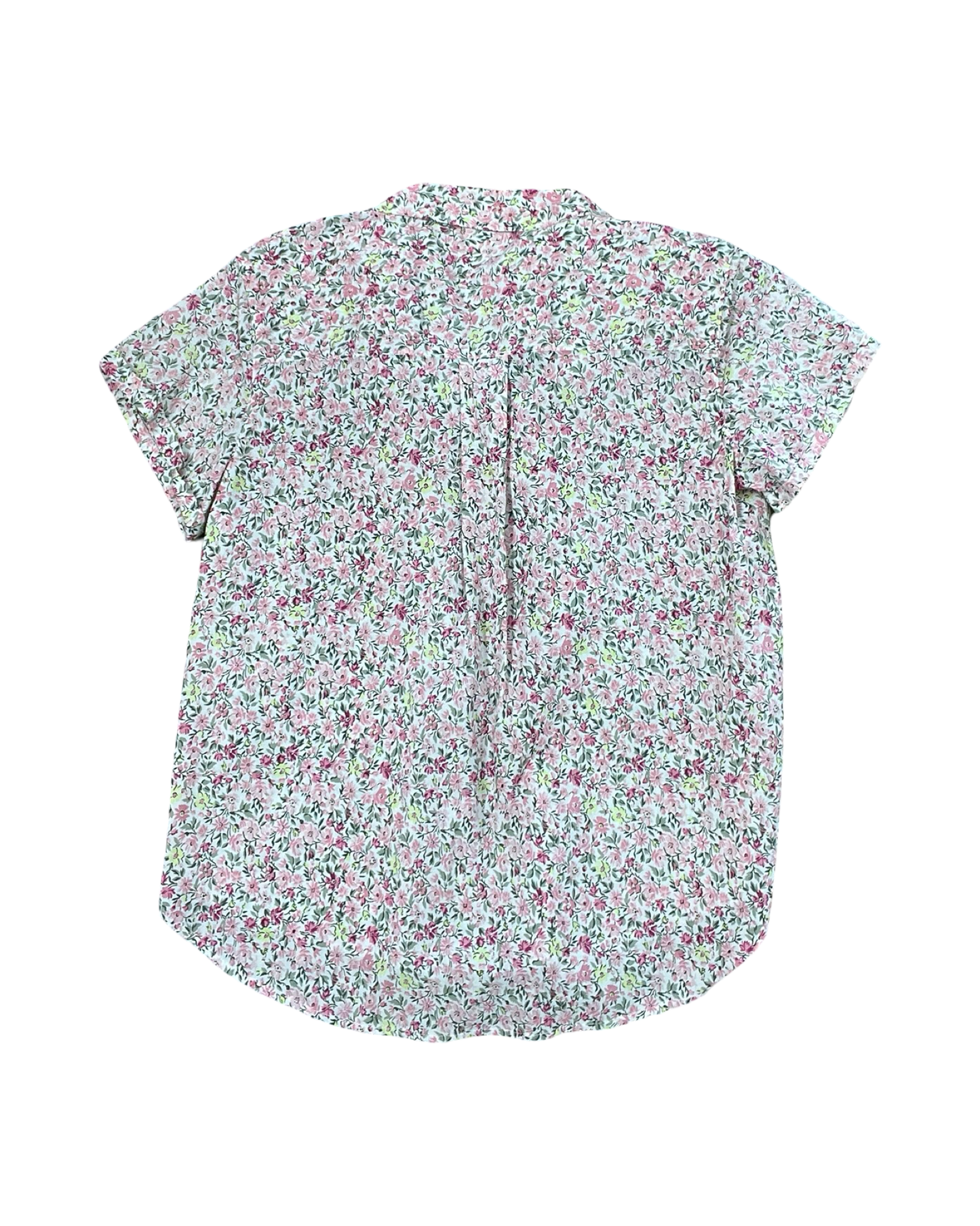 Blouse Ss By St Johns Bay In Pink, Size:Mp