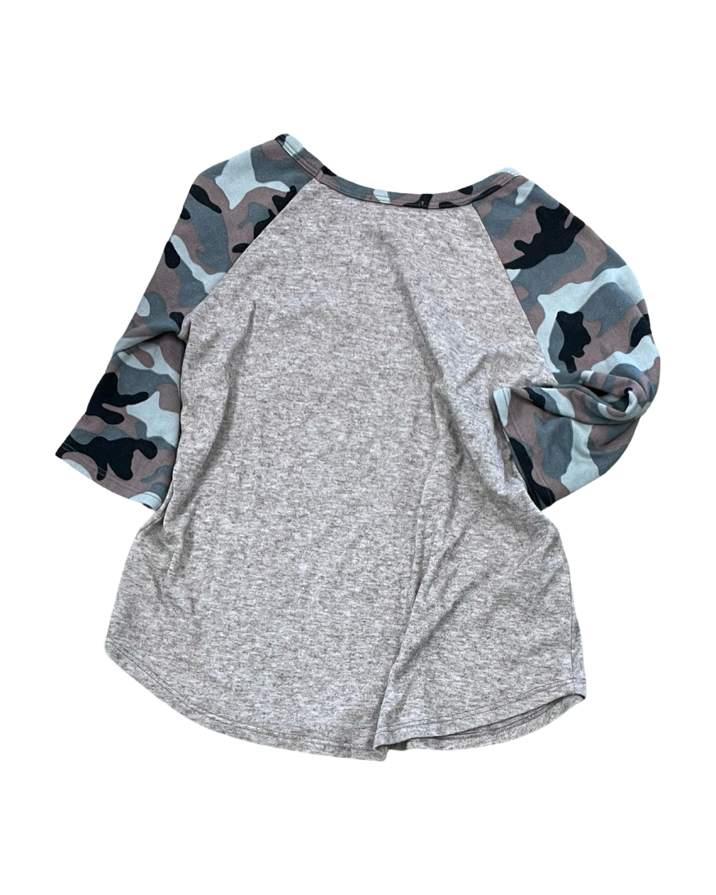 Top 3/4 Sleeve By Clothes Mentor In Tan, Size:M