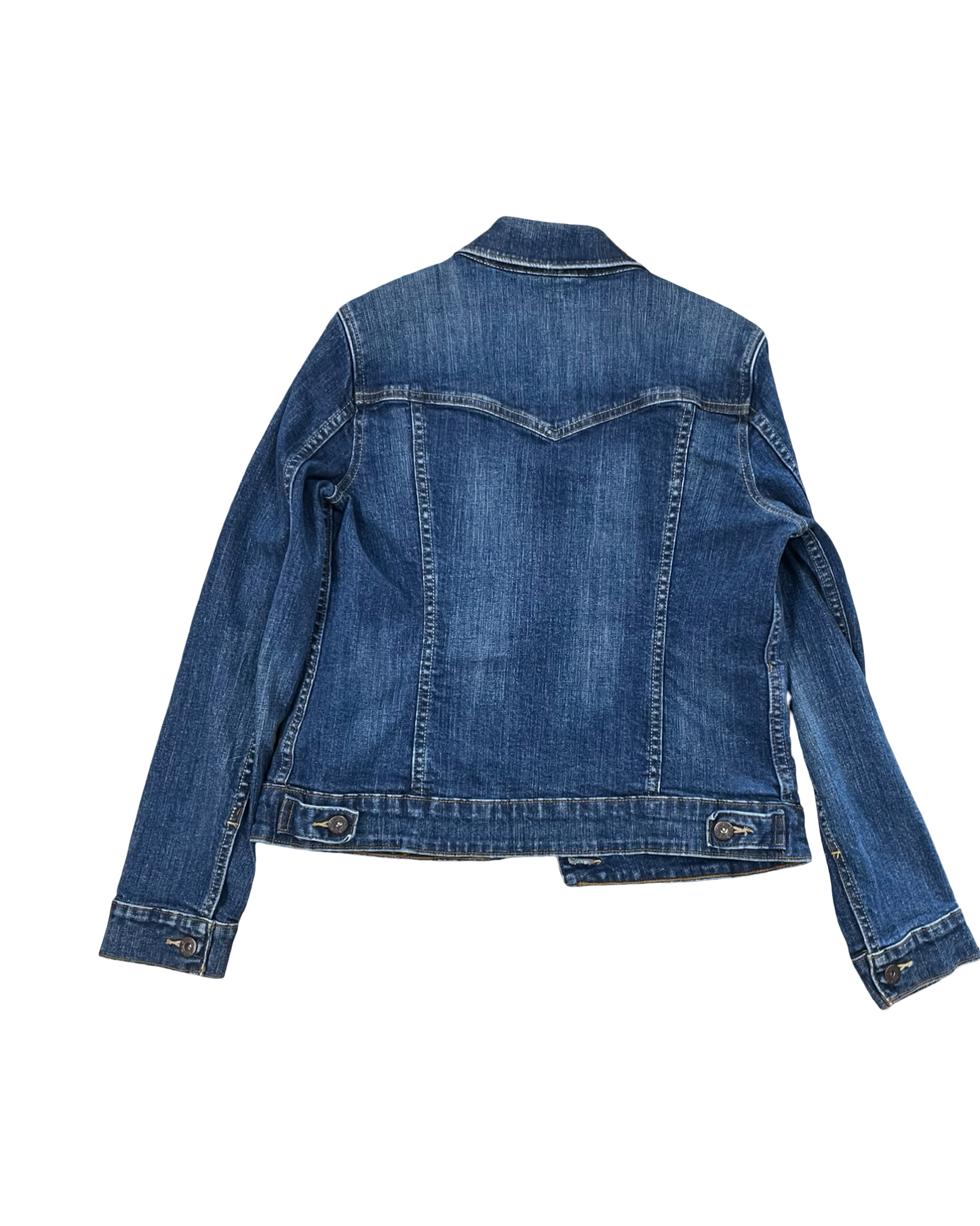Jacket Denim By Levis In Blue Denim, Size:M