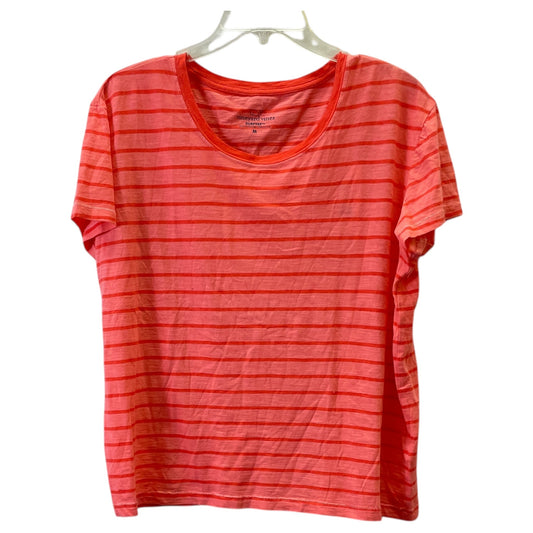Top Ss Basic By Vineyard Vines In Orange, Size:M