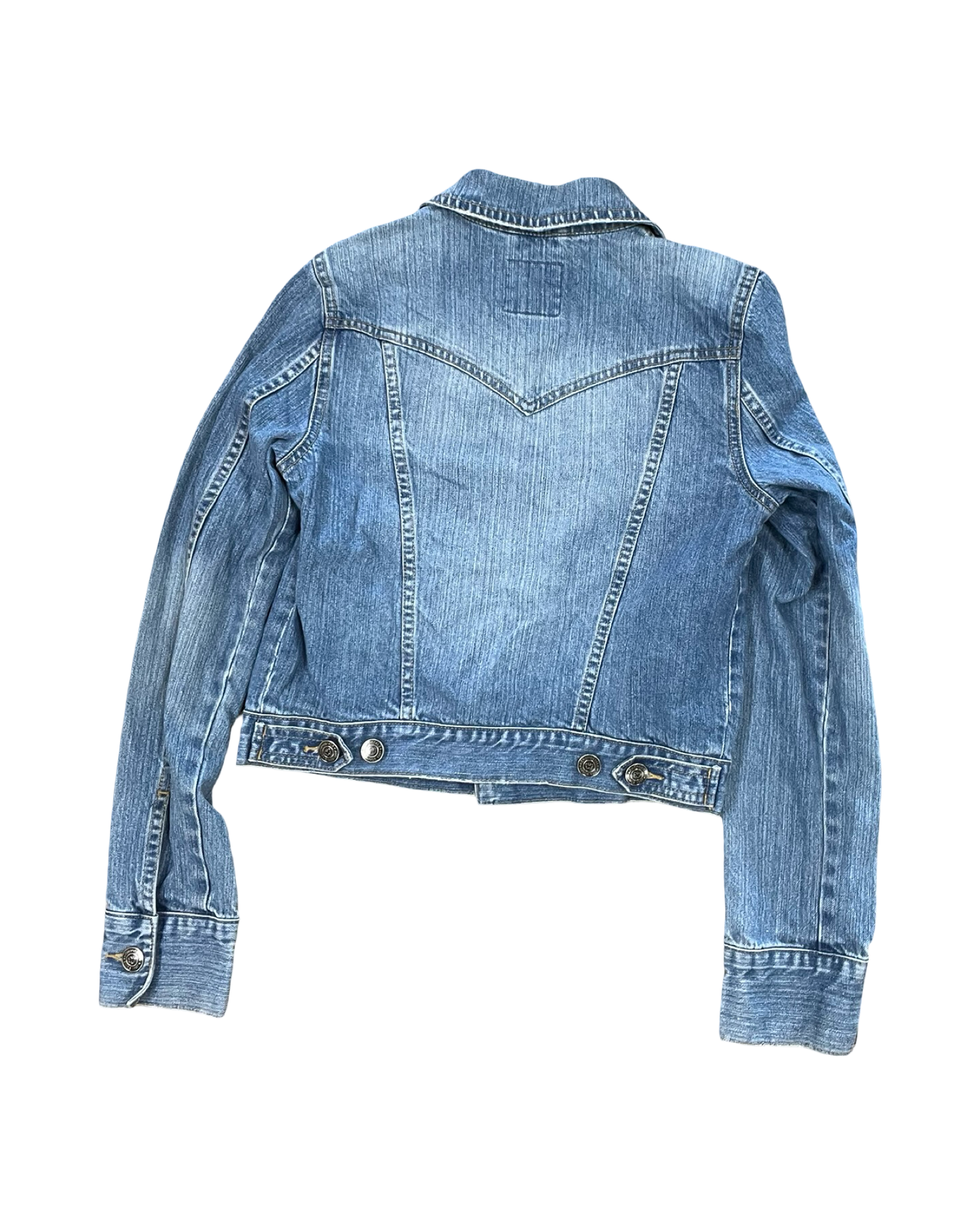 Jacket Denim By Aeropostale In Blue Denim, Size:M