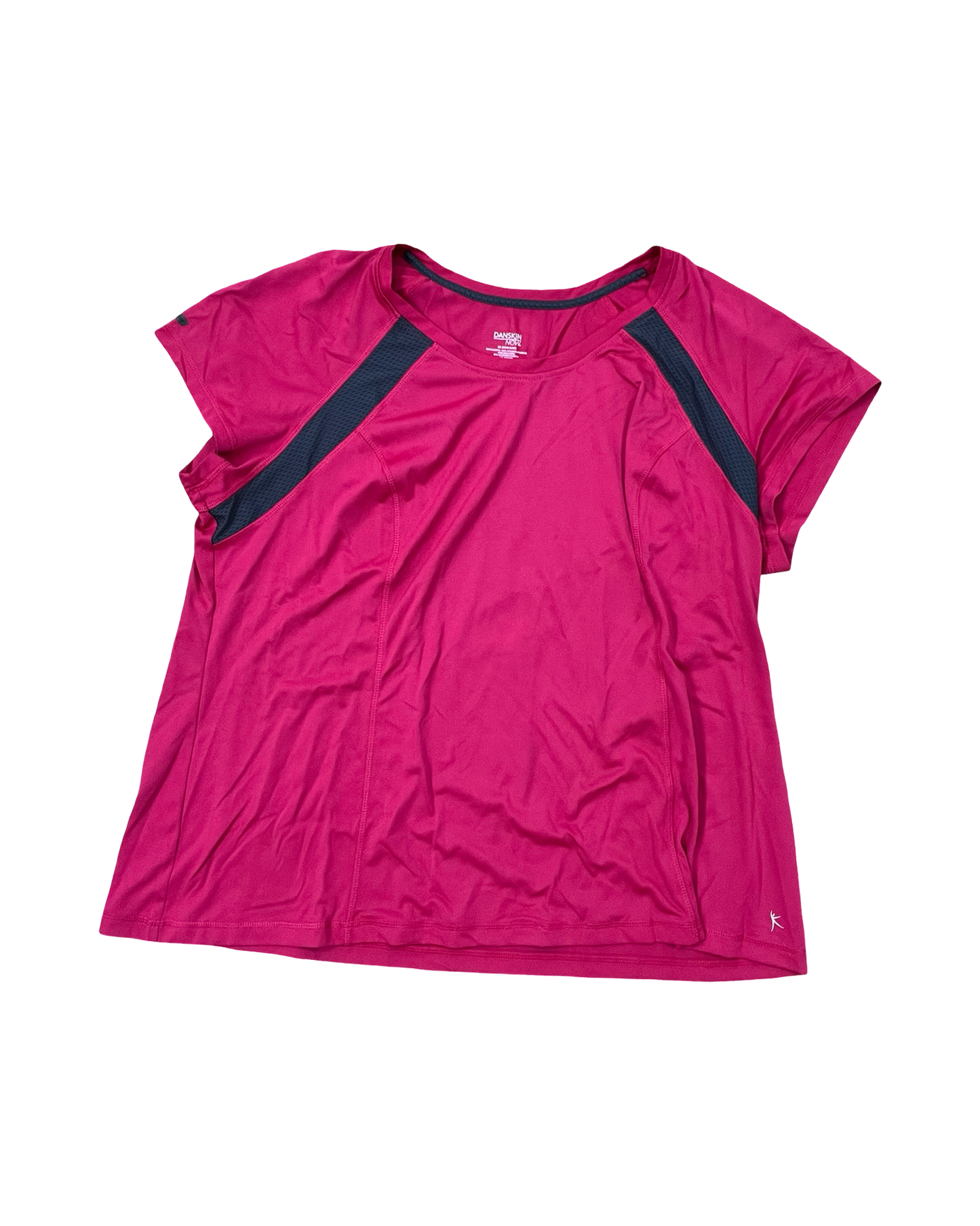 Athletic Top Ss By Danskin Now In Pink, Size:3X