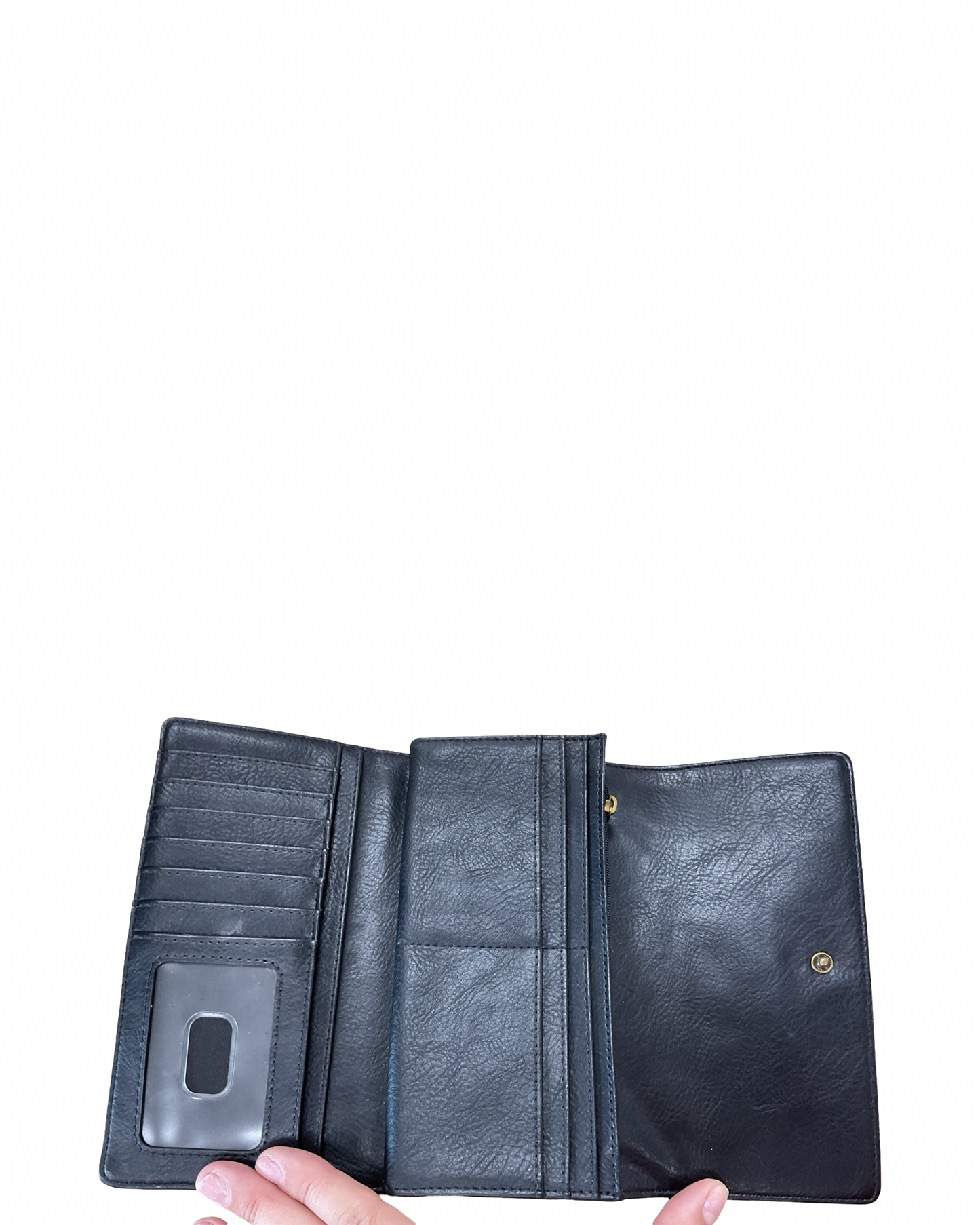 Wallet By Fossil In Black, Size:Medium