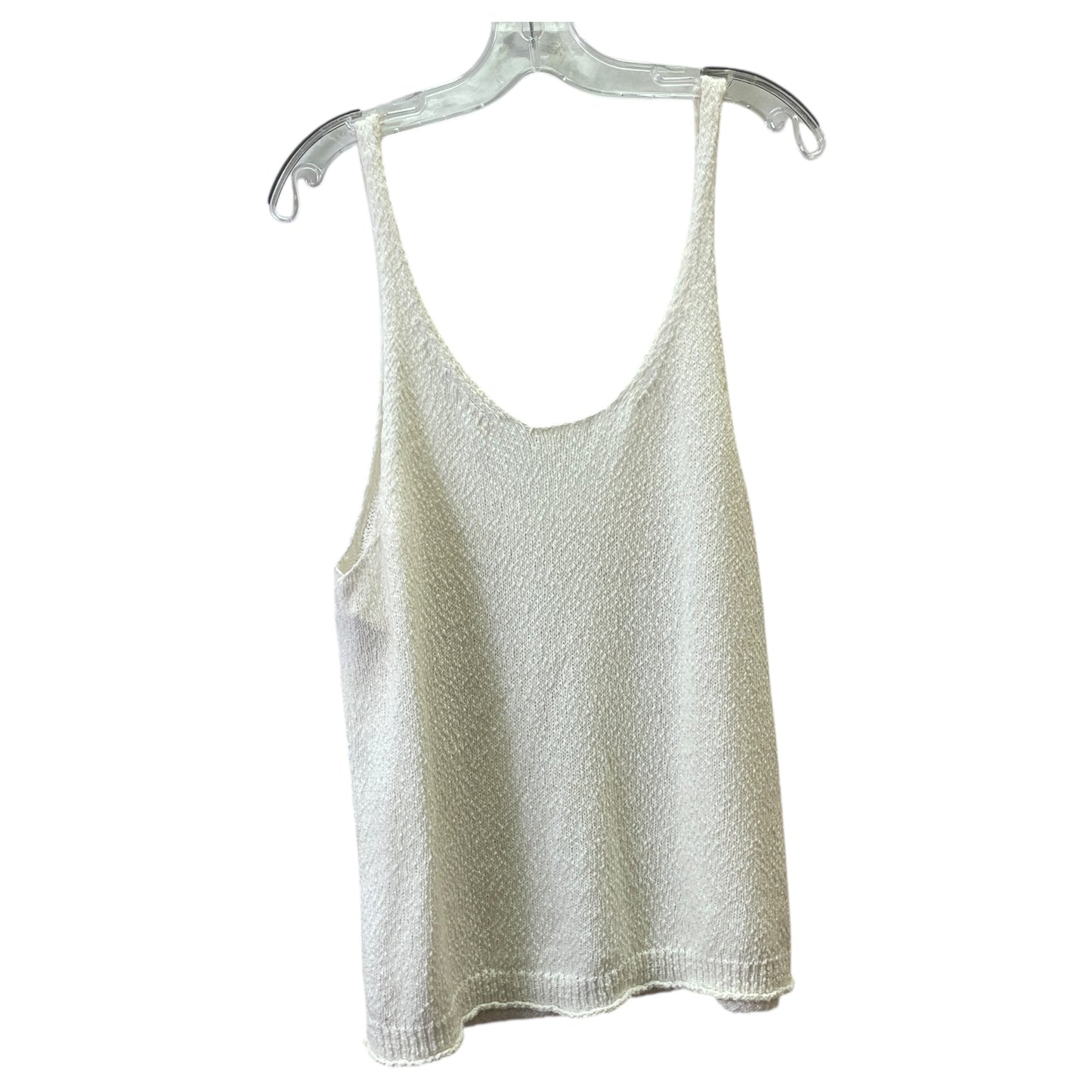 Top Sleeveless By Bp In Cream, Size:2X