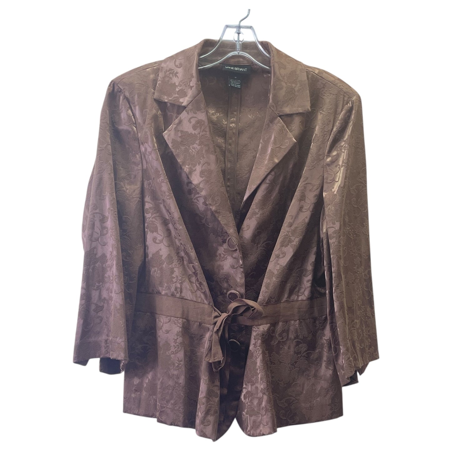 Blazer By Lane Bryant In Brown, Size:1X