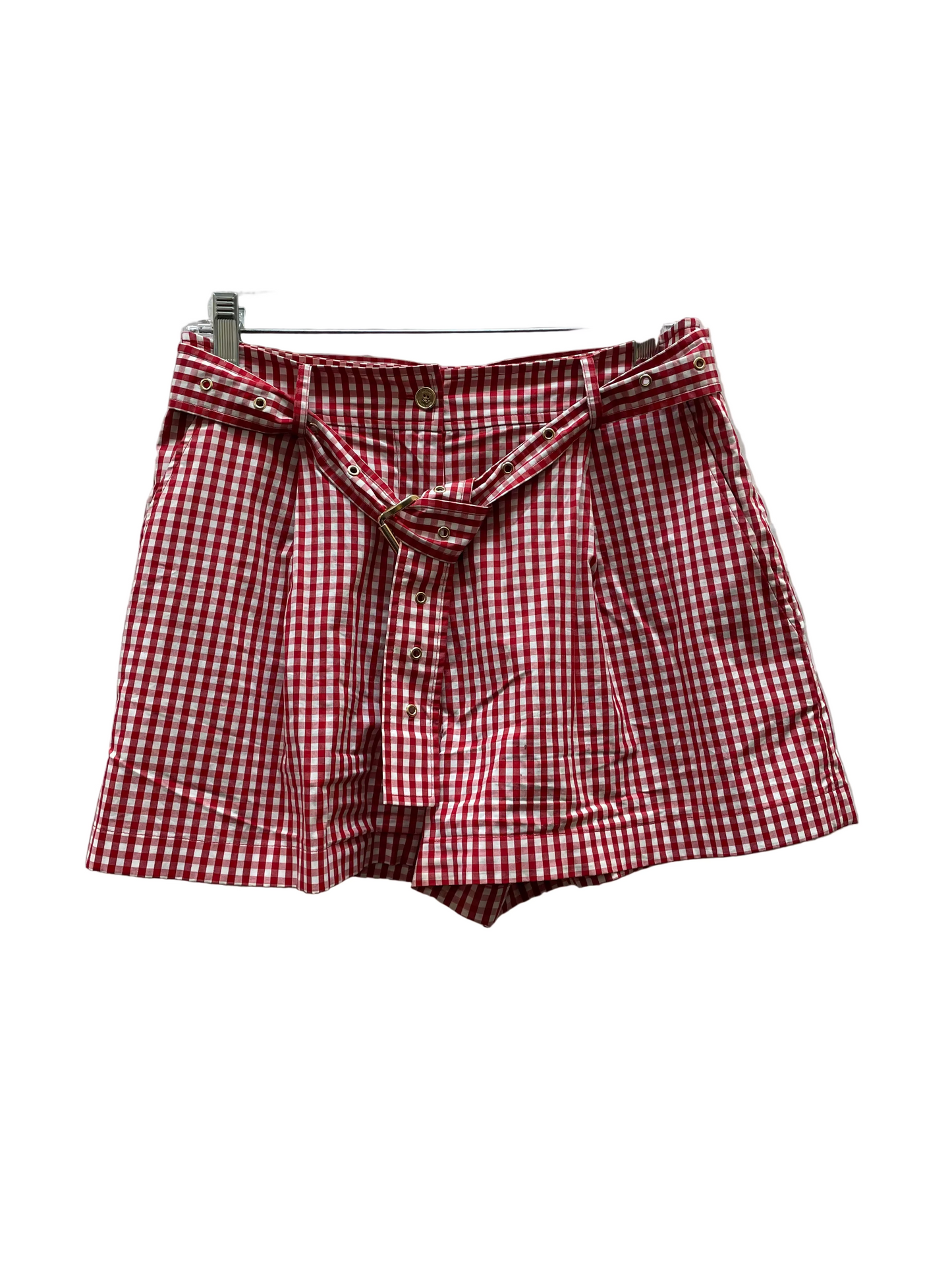 Shorts By Michael By Michael Kors In Red & White, Size:4