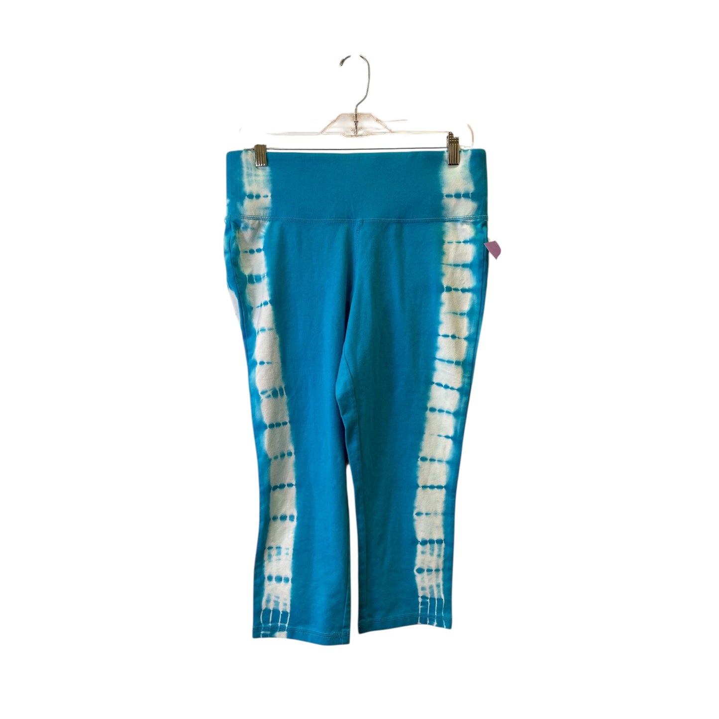 Athletic Capris By Livi Active In Aqua, Size:1X