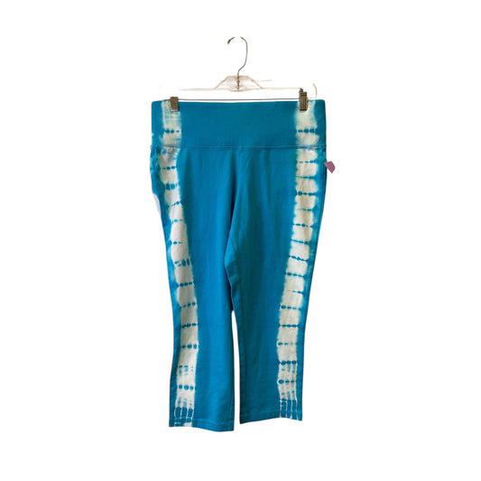 Athletic Capris By Livi Active In Aqua, Size:1X