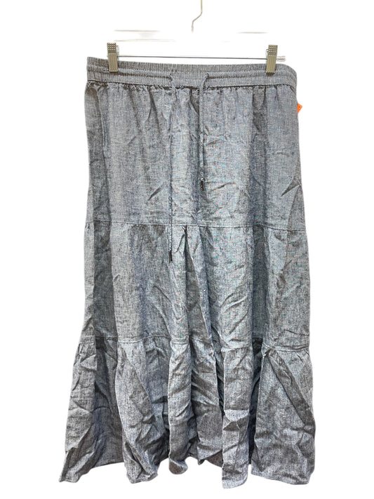 Skirt Maxi By Jones New York In Blue Denim, Size:M