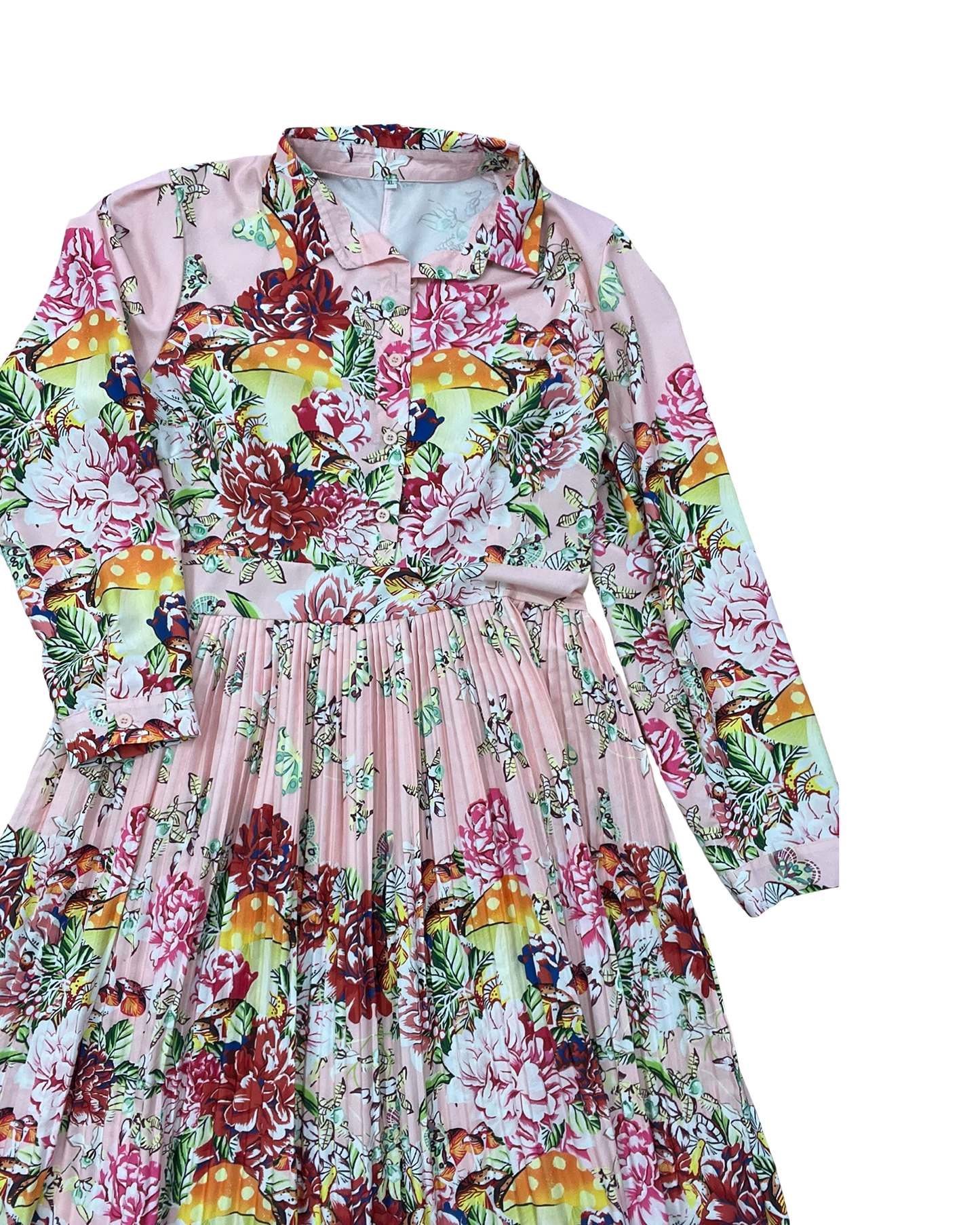 Dress Casual Midi By Clothes Mentor In Pink, Size:Xl