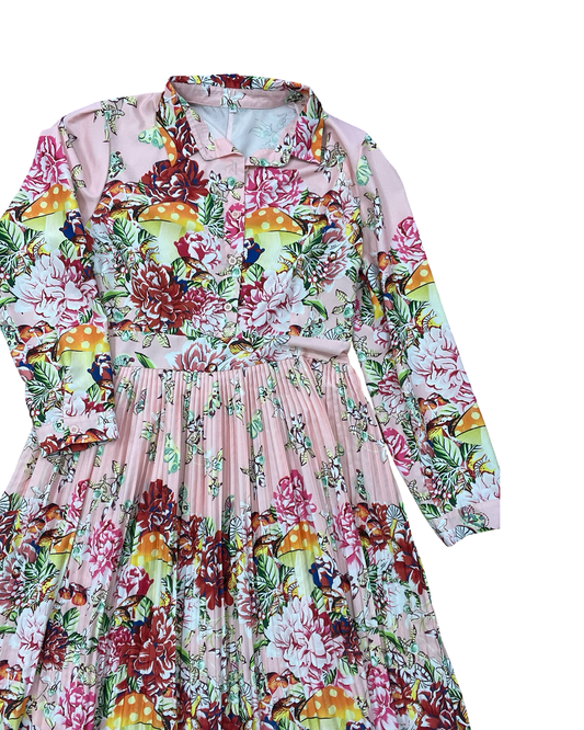 Dress Casual Midi By Clothes Mentor In Pink, Size:Xl