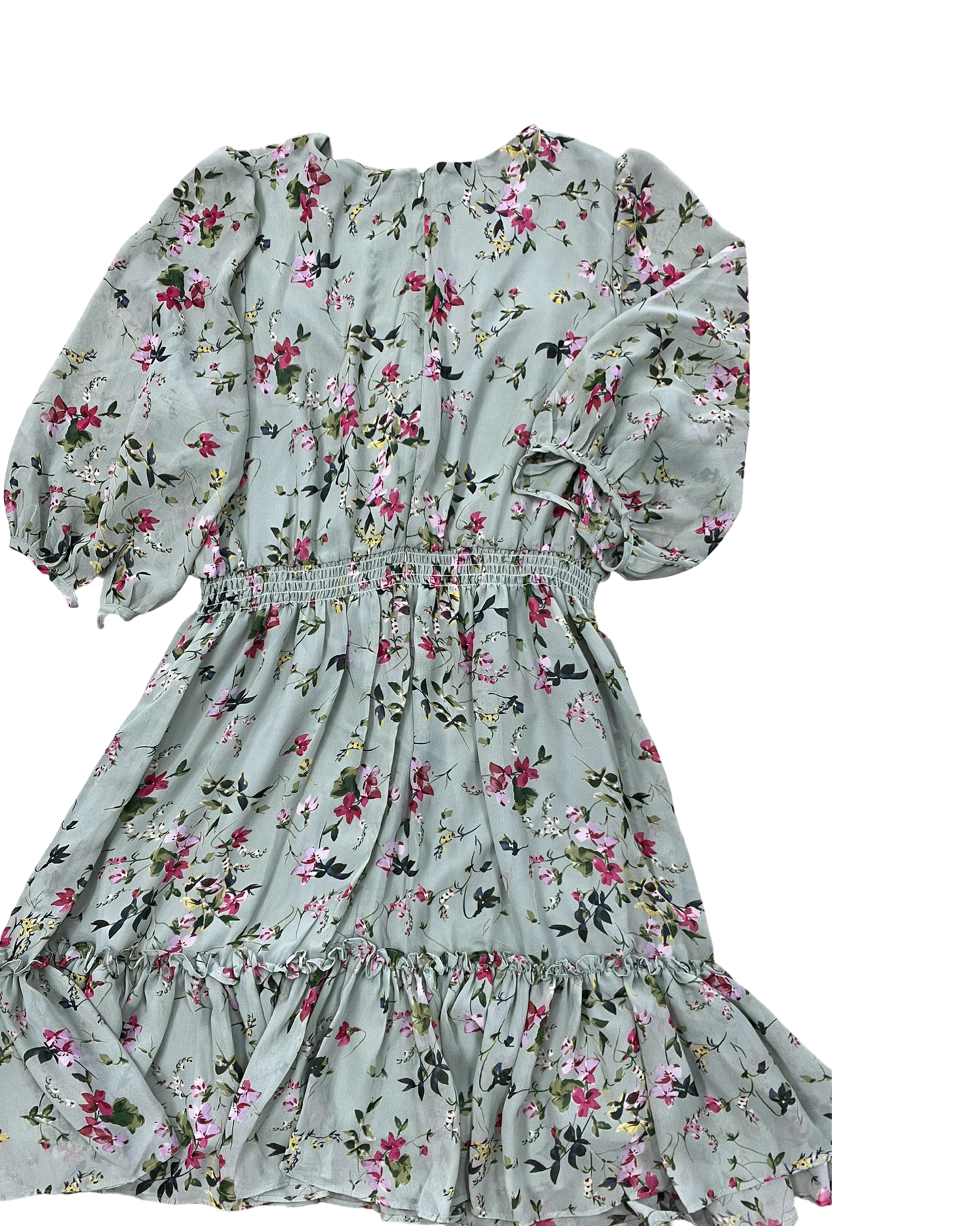 Dress Party Midi By Taylor In Green, Size:Xl