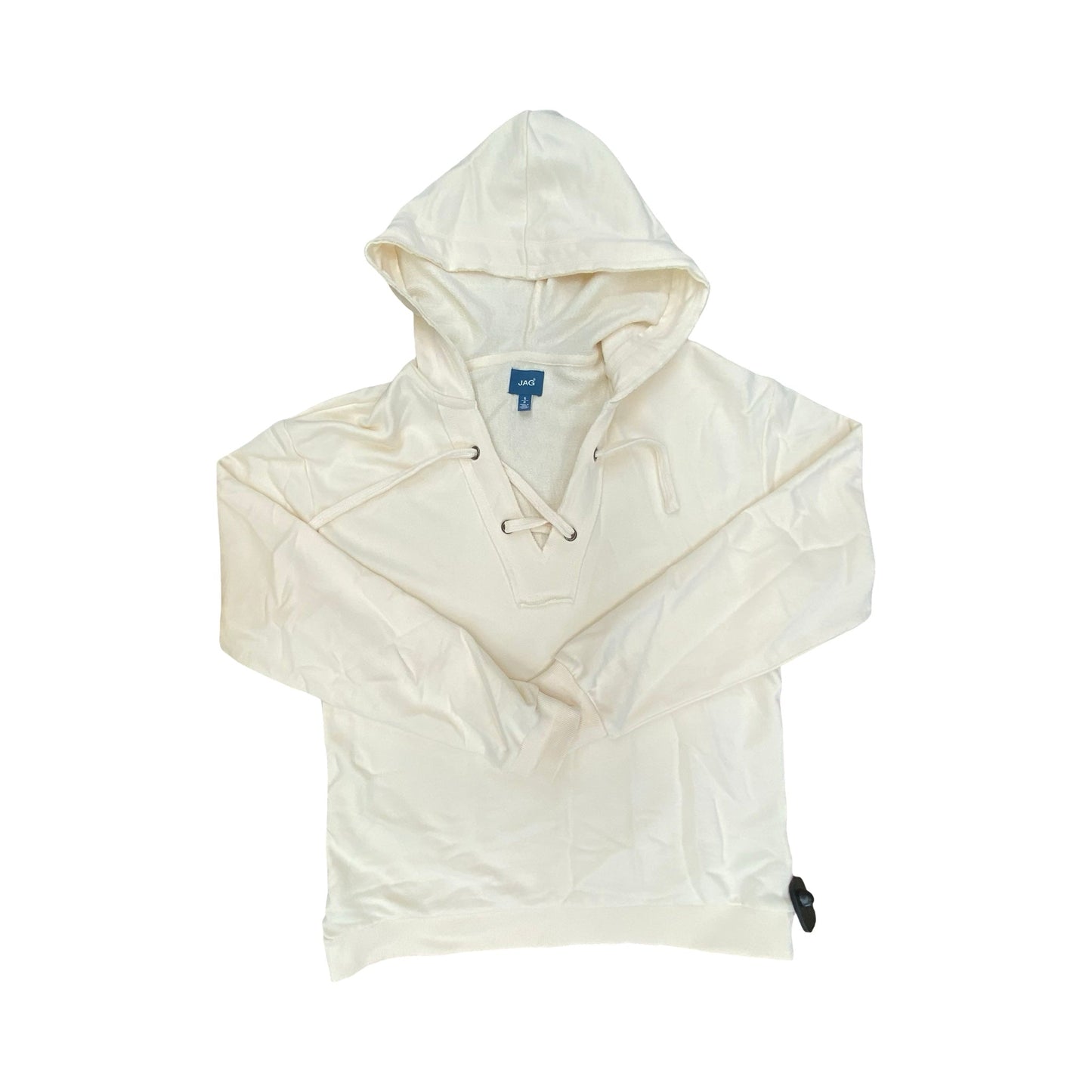 Sweatshirt Hoodie By Jag In Cream, Size:S
