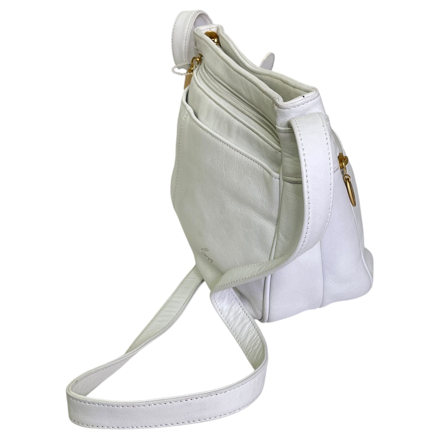 Handbag By Stone Mountain In White, Size:Medium