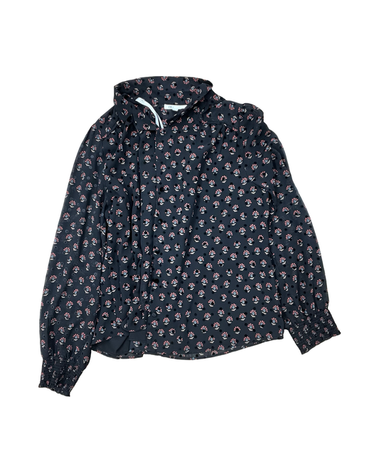 Blouse Ls By Dr2 In Black, Size:Xl