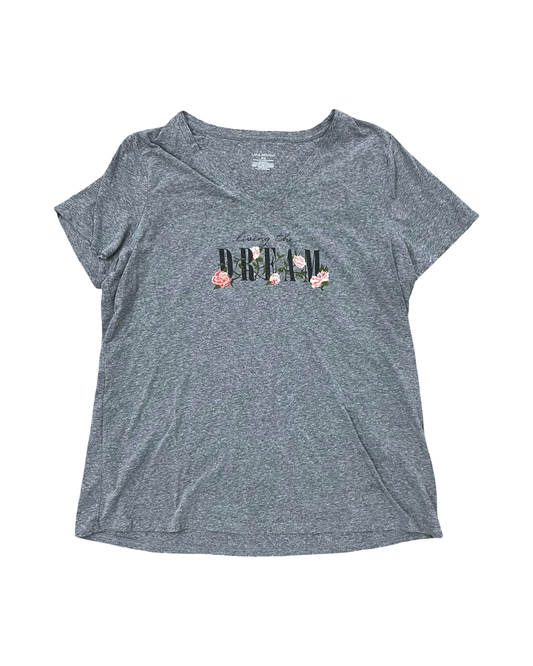 Top Ss Basic By Lane Bryant In Grey, Size:18