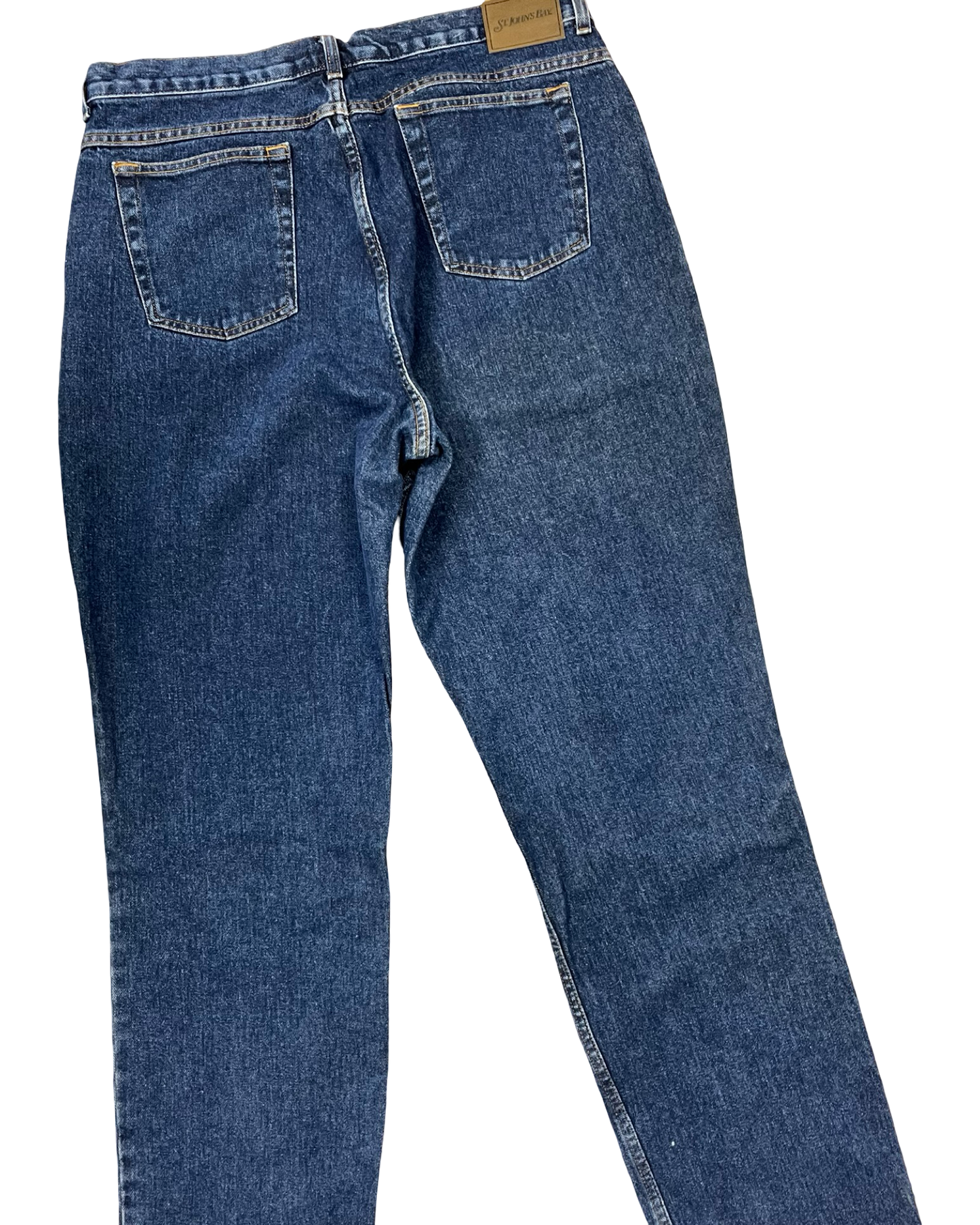 Jeans Straight By St Johns Bay In Blue Denim, Size:18