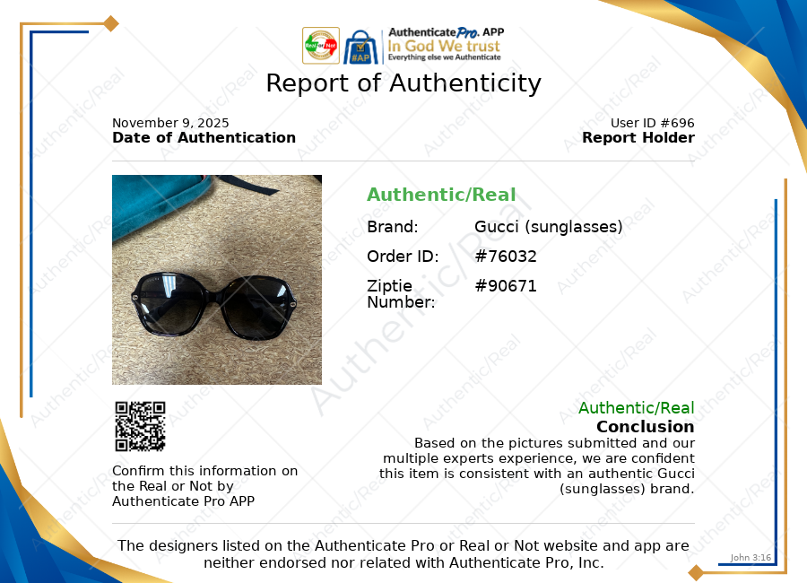 Sunglasses Luxury Designer By Gucci