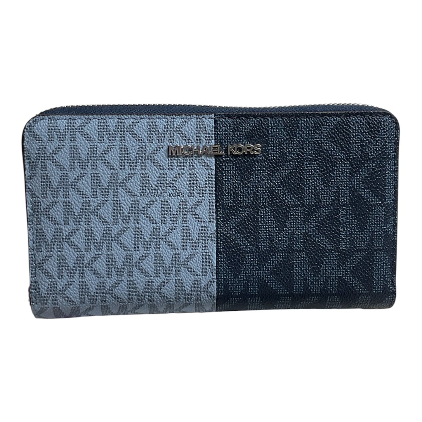 Wallet Designer By Michael Kors In Blue, Size:Large