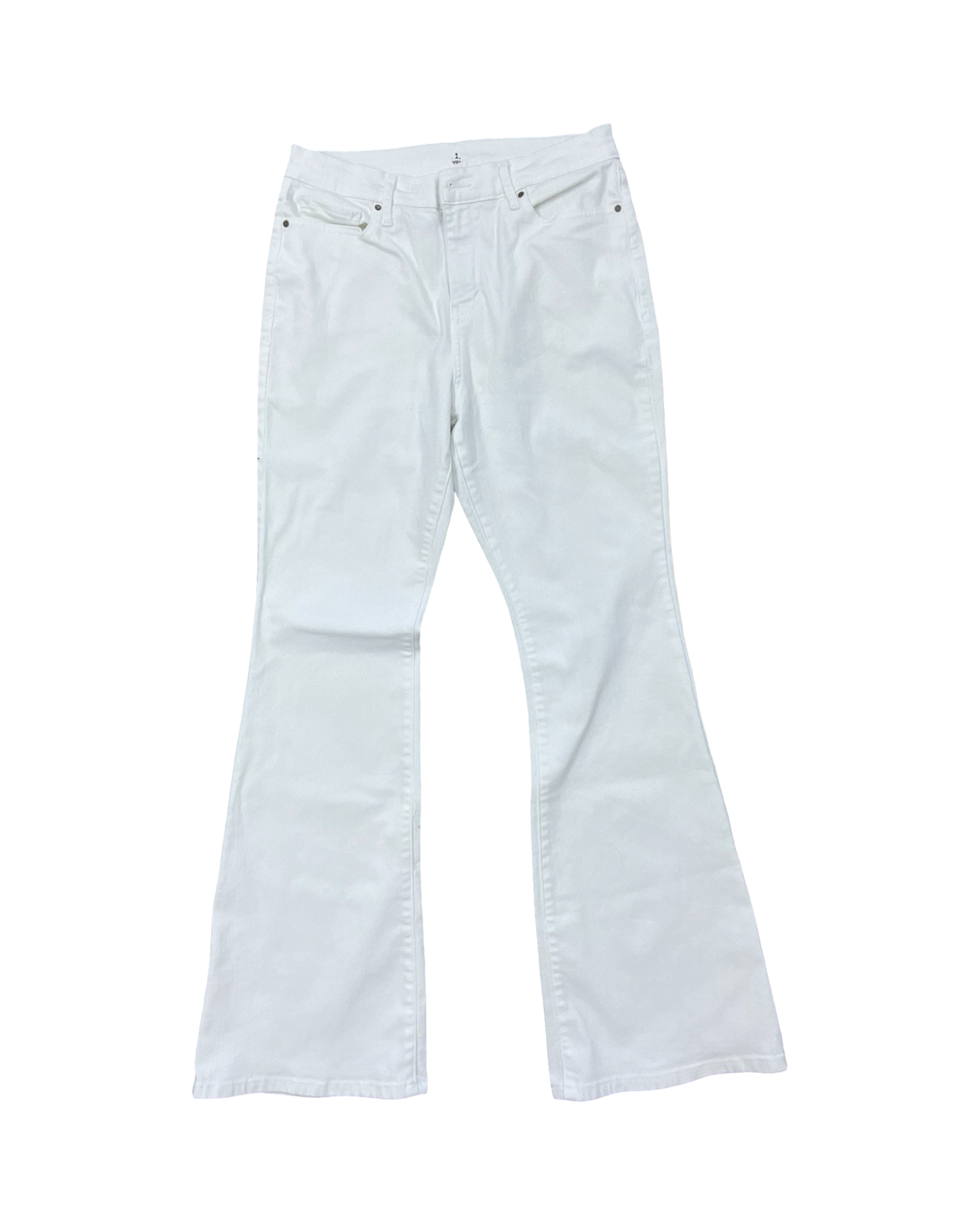 Jeans Wide Leg By Clothes Mentor In White, Size:10
