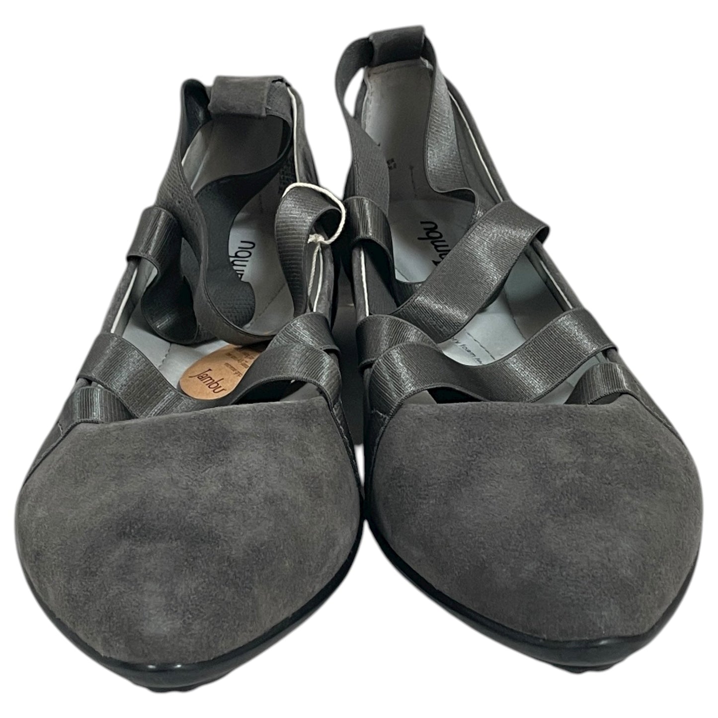 Shoes Flats By Jambu In Grey, Size:9.5