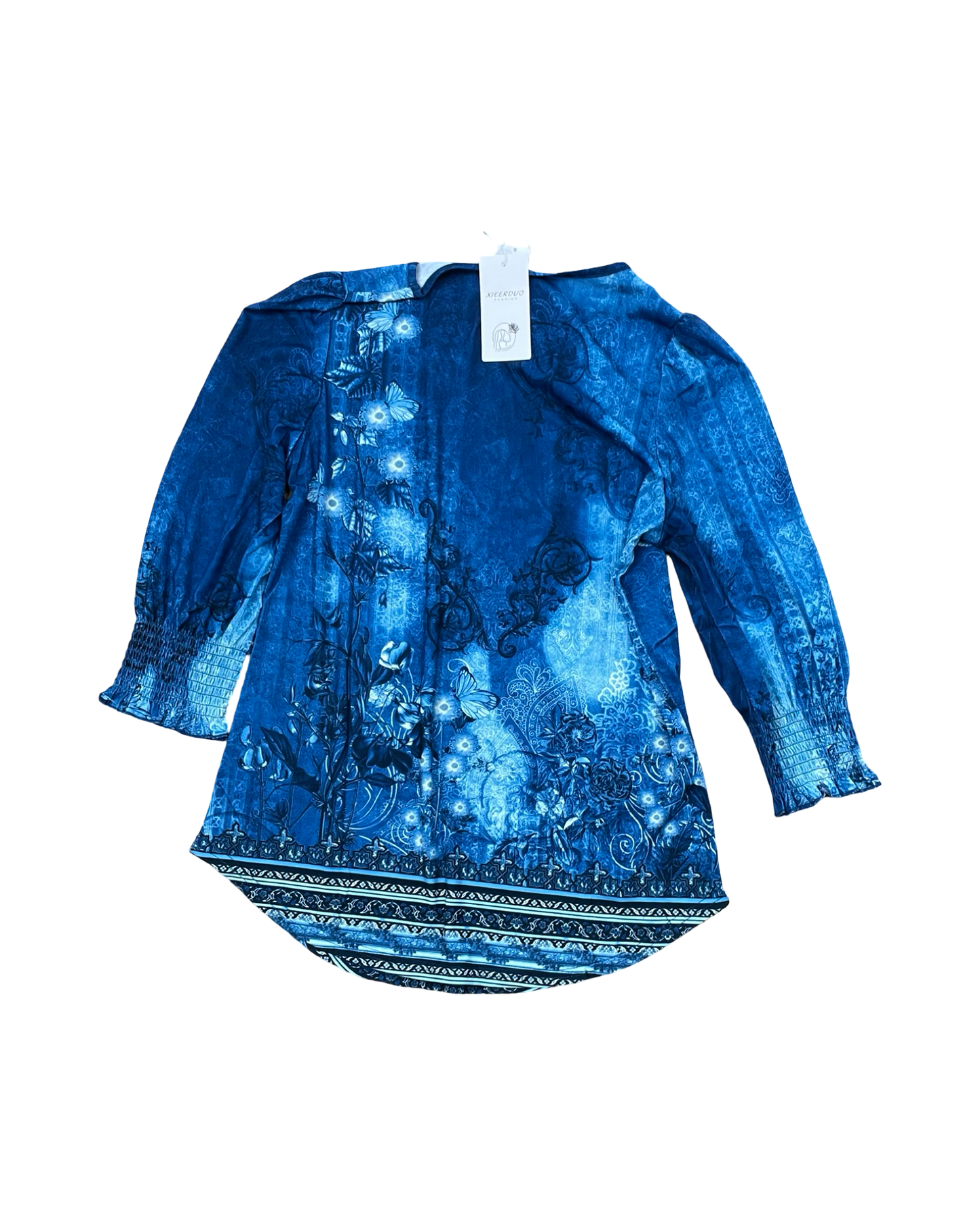 Top 3/4 Sleeve By Clothes Mentor In Blue, Size:S
