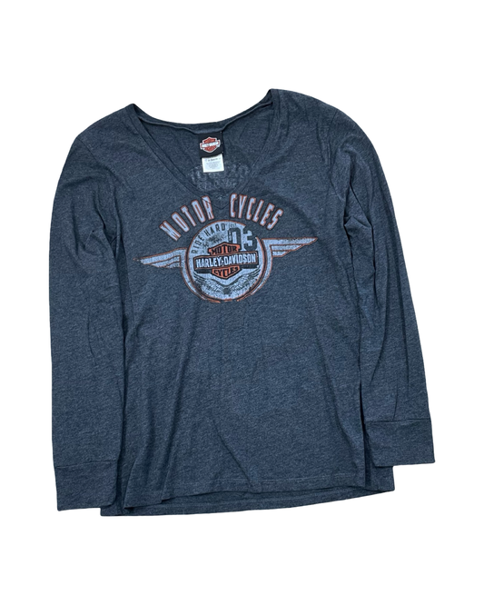 Top Ls By Harley Davidson In Grey, Size:L