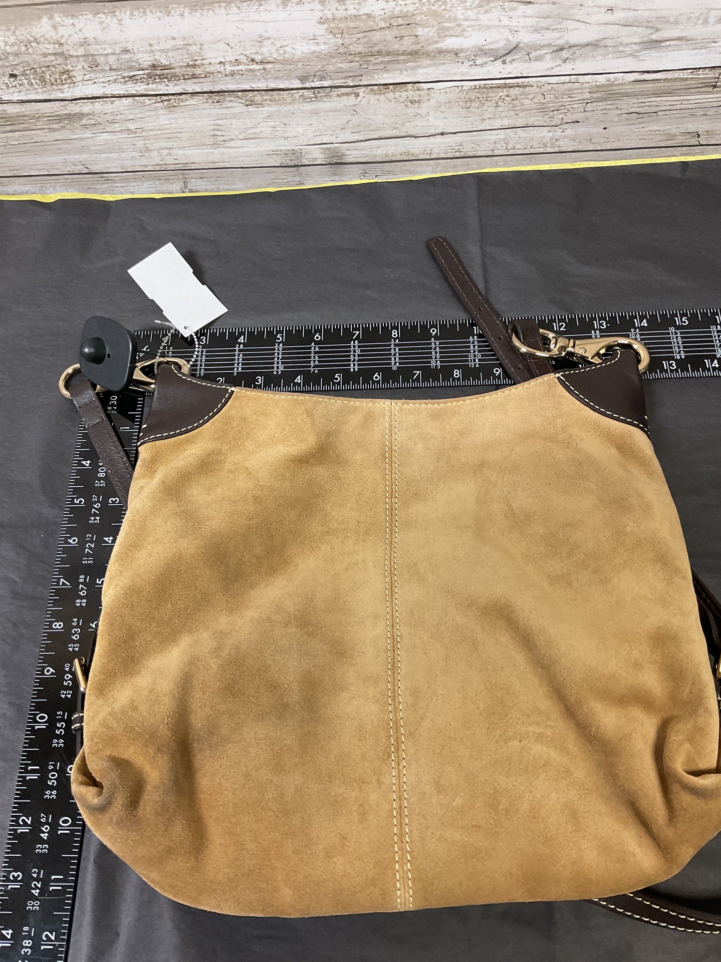 Crossbody Designer By Dooney And Bourke In Tan, Size:Medium