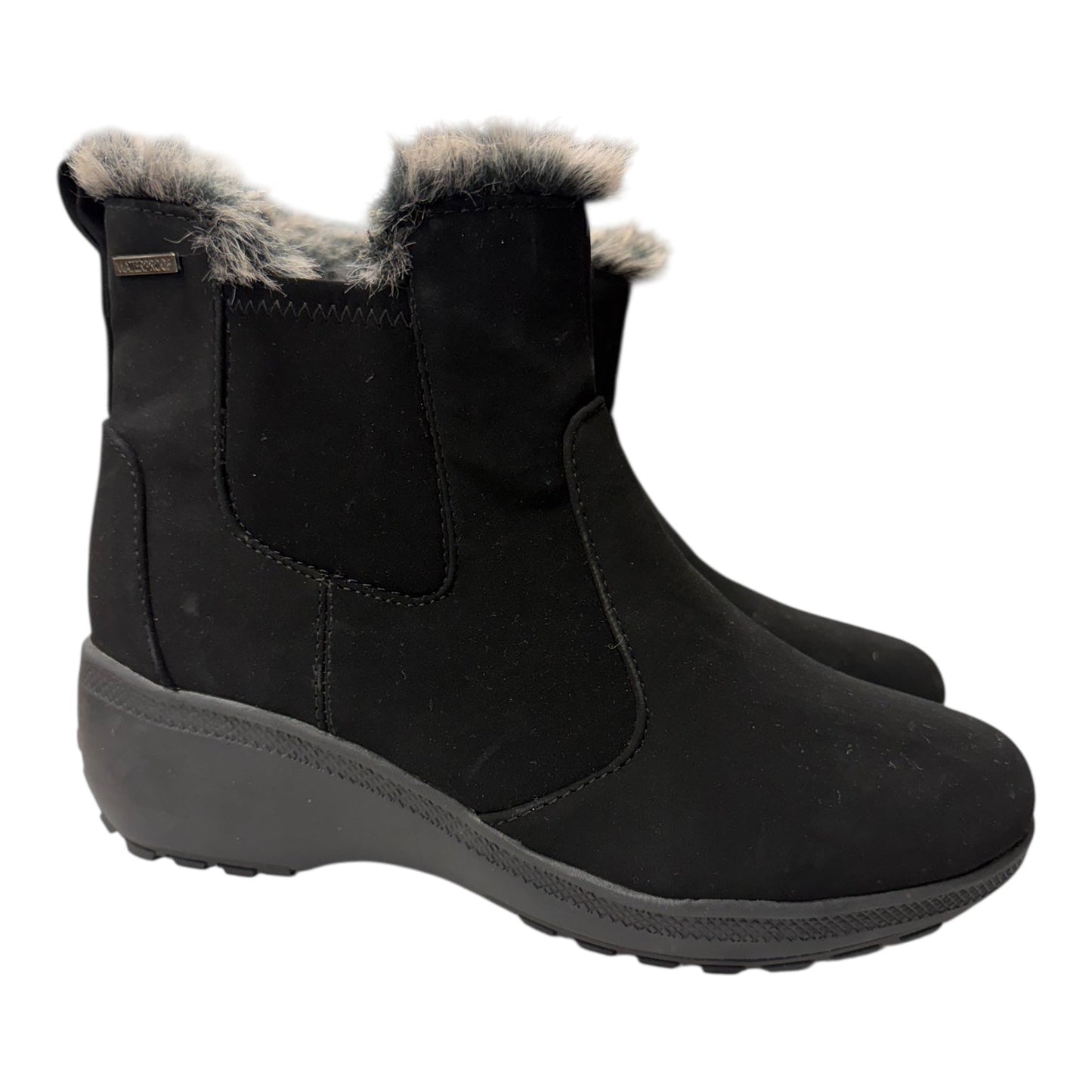 Boots Ankle Flats By Khombu In Black, Size:10