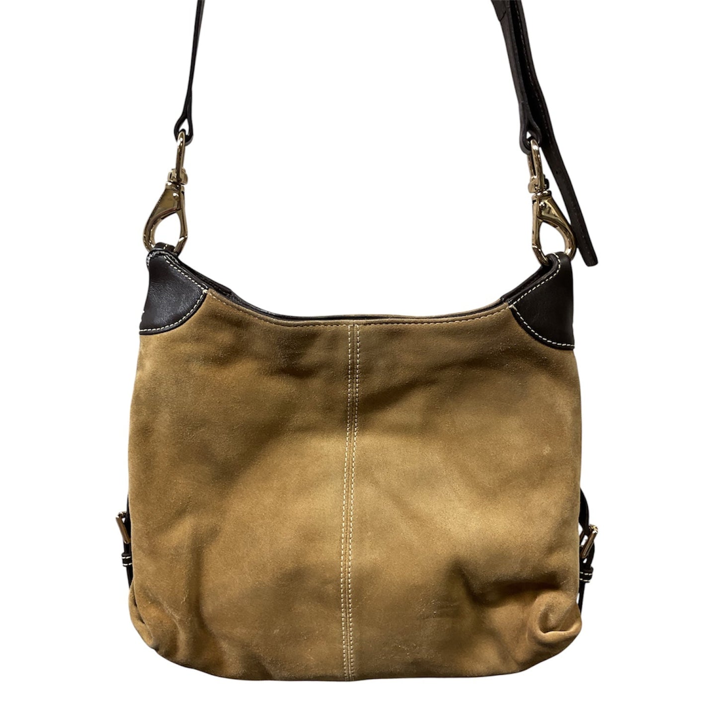 Crossbody Designer By Dooney And Bourke In Tan, Size:Medium