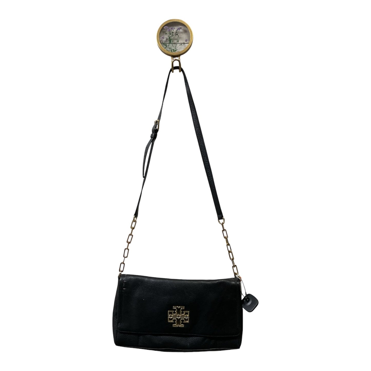 Crossbody Designer By Tory Burch In Black, Size:Large