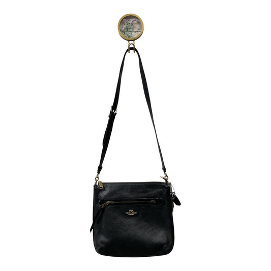 Handbag Designer By Coach In Black, Size:Medium