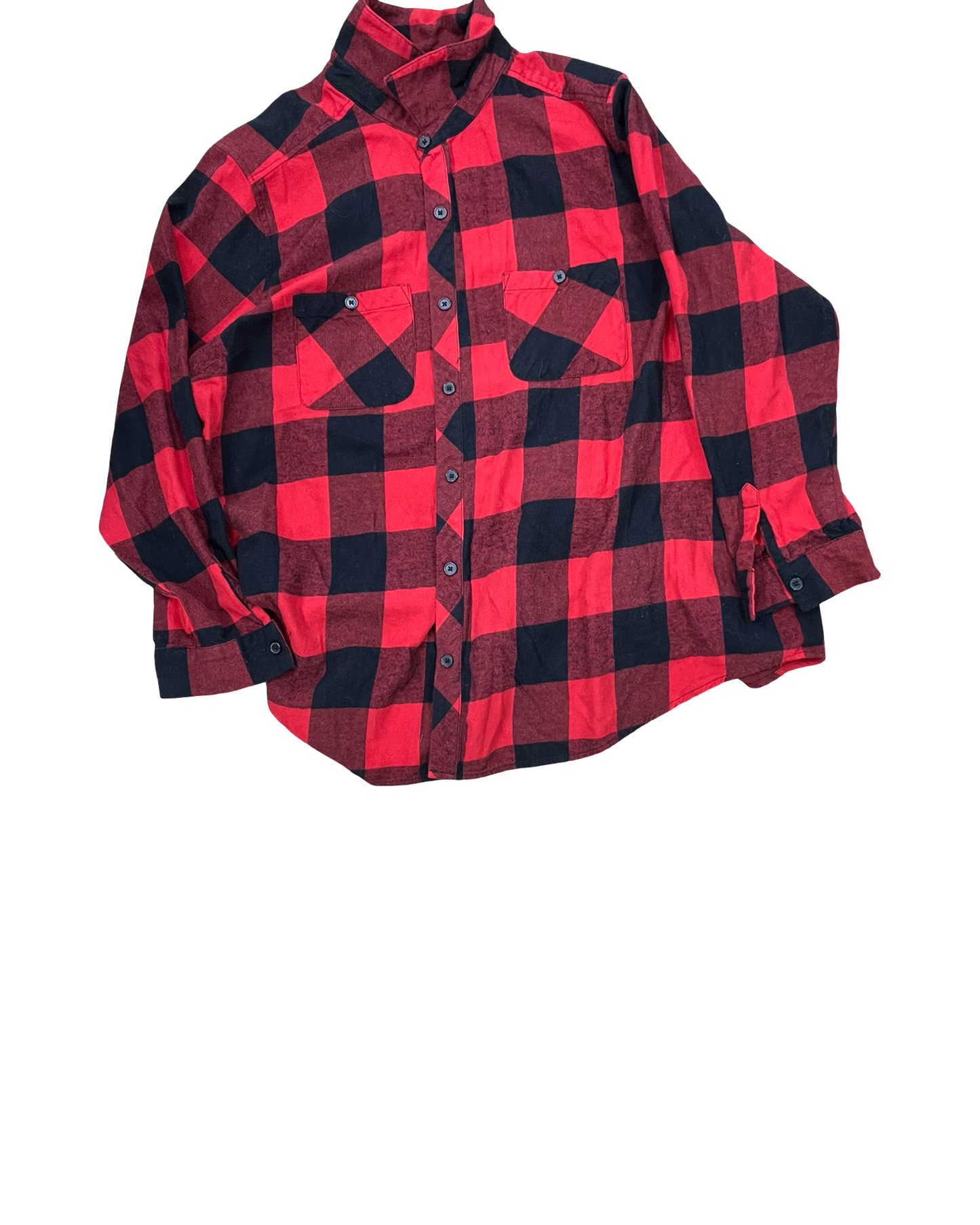 Blouse Ls By Clothes Mentor In Black & Red, Size:3X
