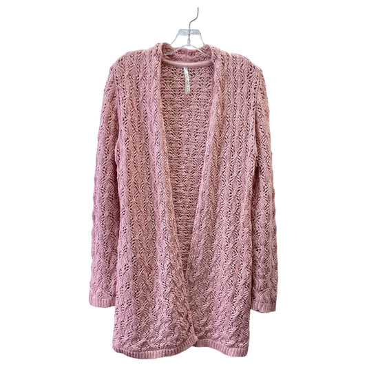 Cardigan By Leo And Nicole In Pink, Size:M