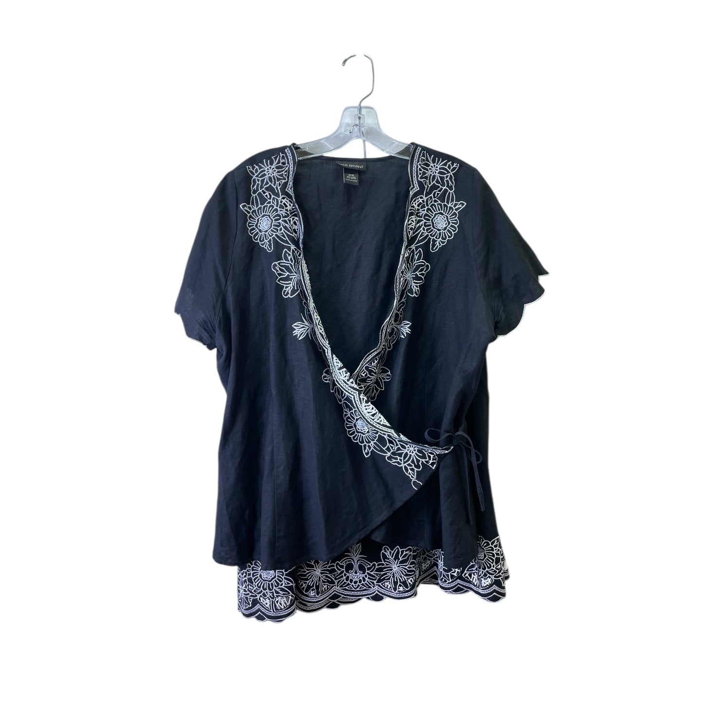 Skirt Set 2Pc By Lane Bryant In Black & White, Size:L