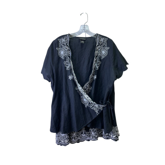 Skirt Set 2Pc By Lane Bryant In Black & White, Size:L