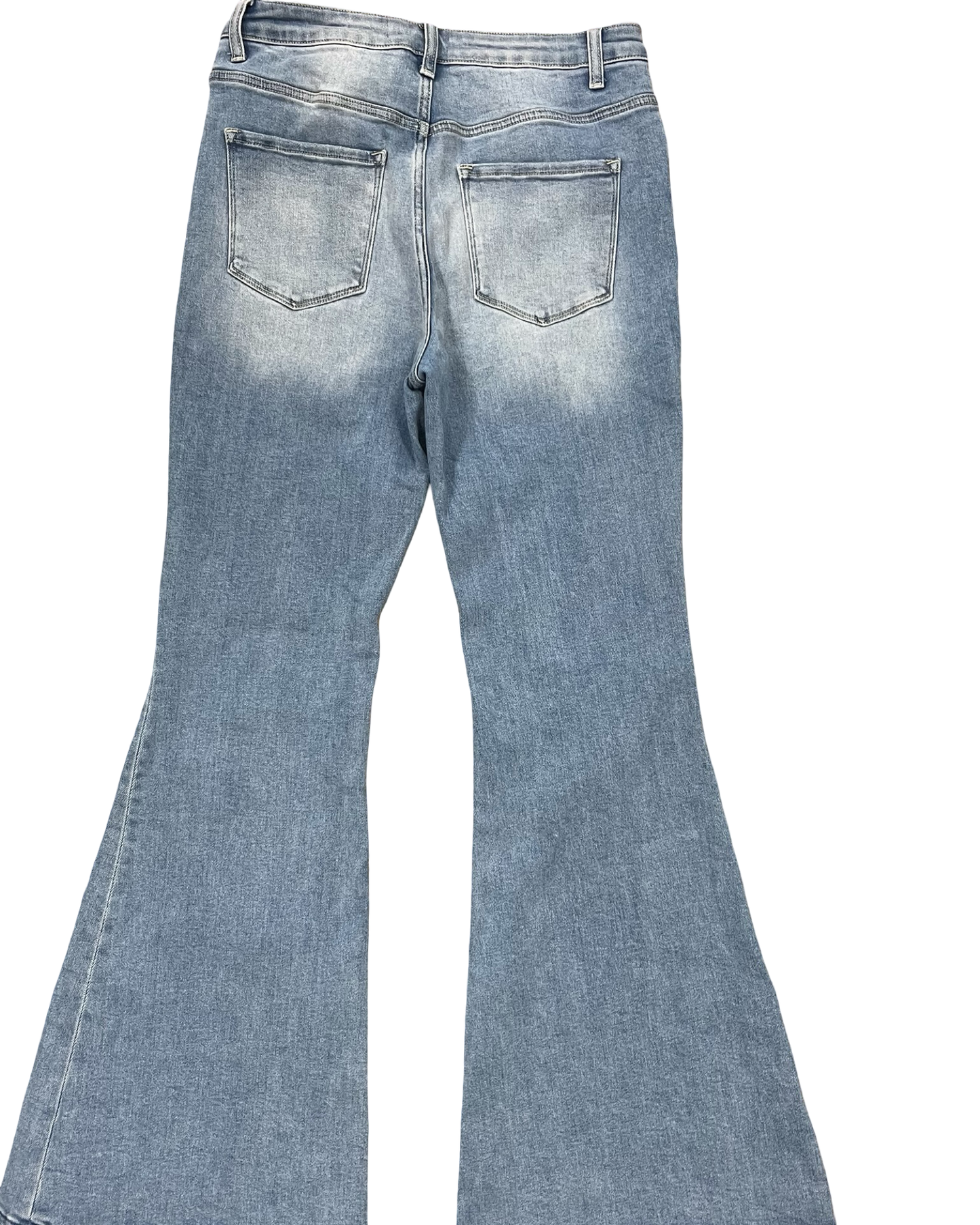 Jeans Flared By Vervet In Blue Denim, Size:10
