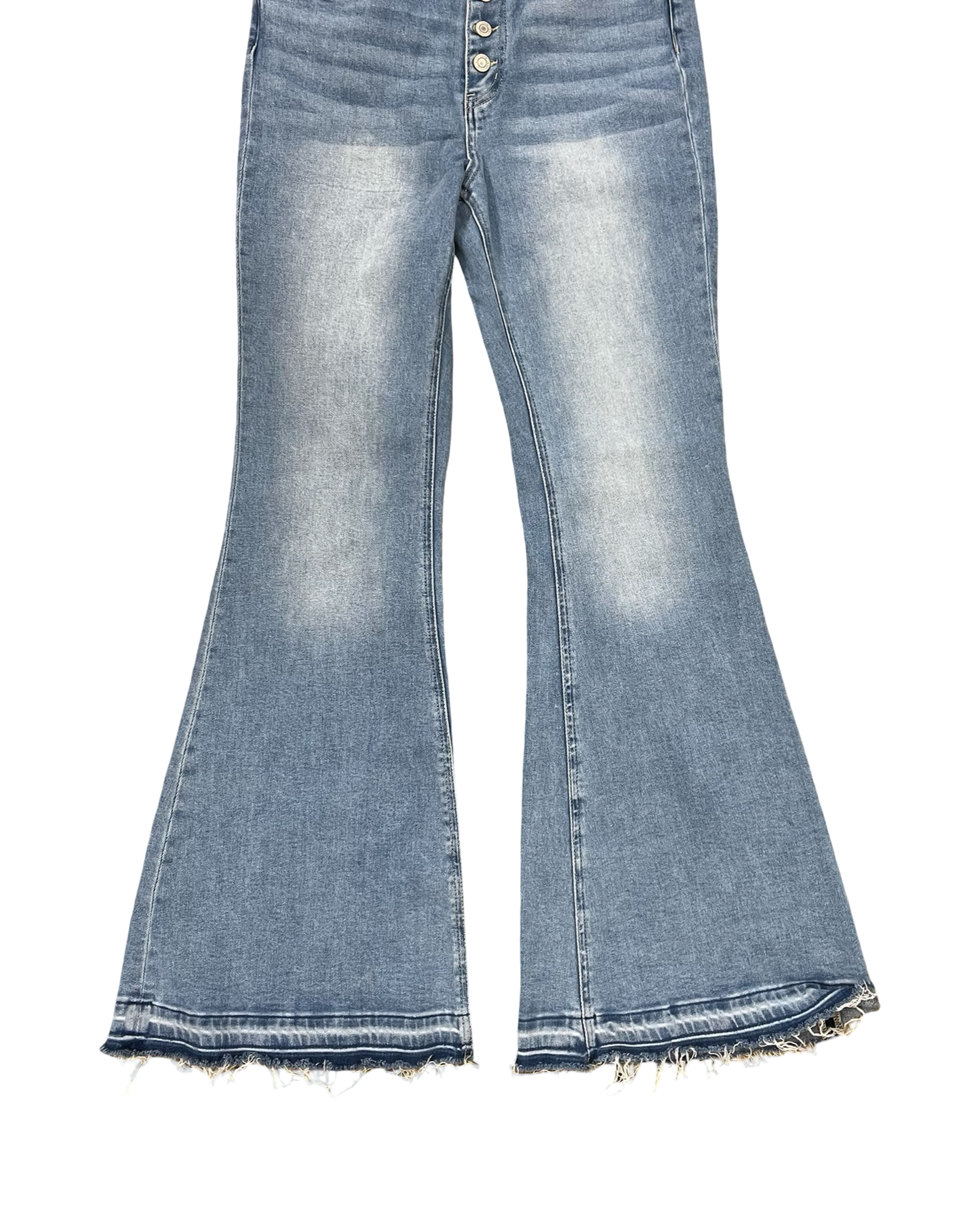 Jeans Flared By Vervet In Blue Denim, Size:10