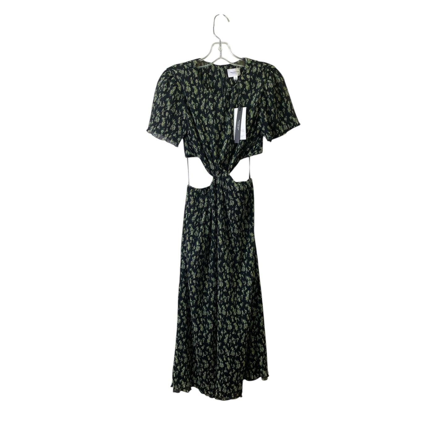 Dress Casual Maxi By Who What Wear In Black & Green, Size:Xs